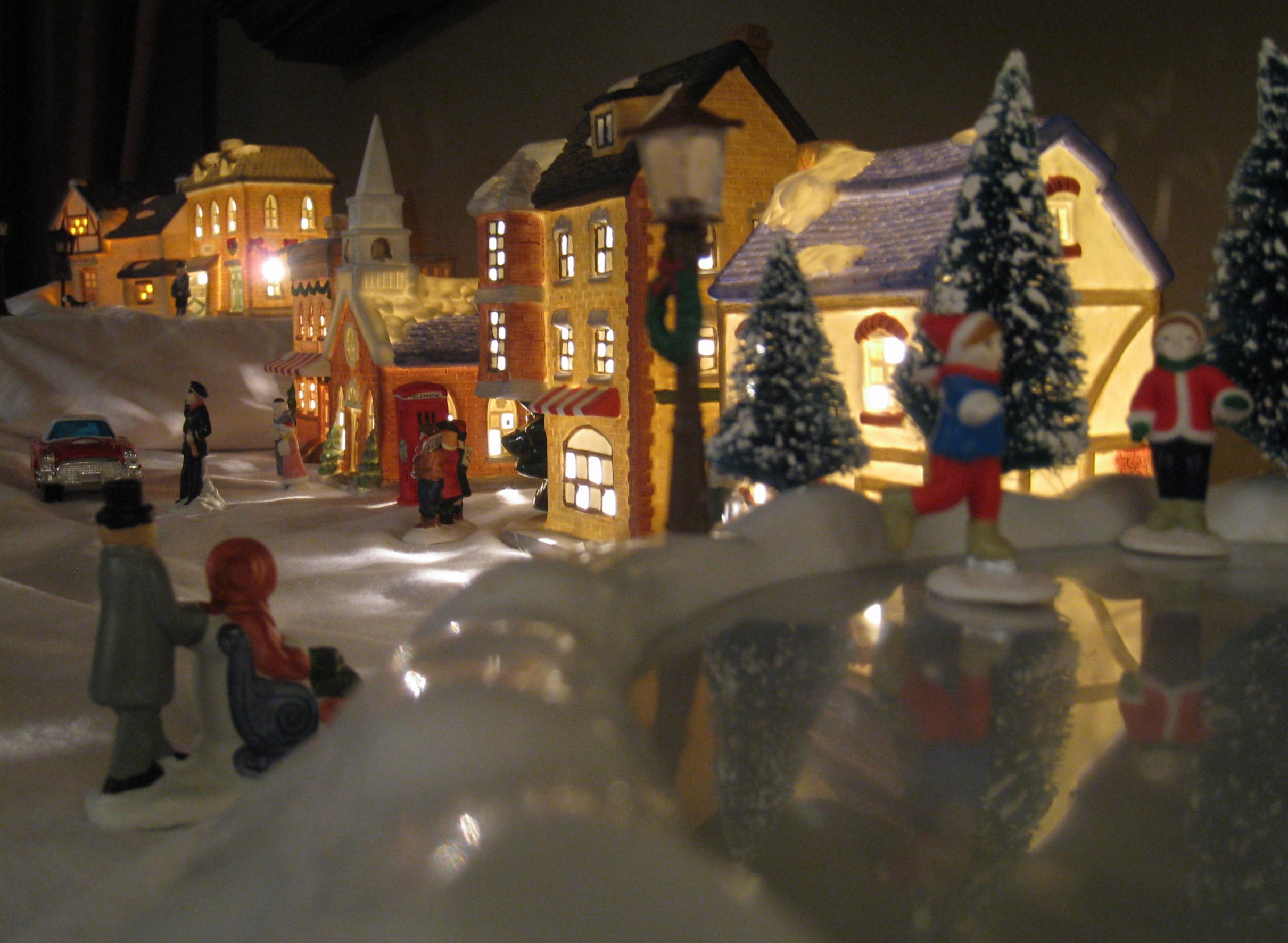 Displaying 19> Images For - Christmas Village Houses Display Ideas...